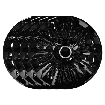 Komplet kołpaków uniwersalnych Strong Black ring 16 cali
